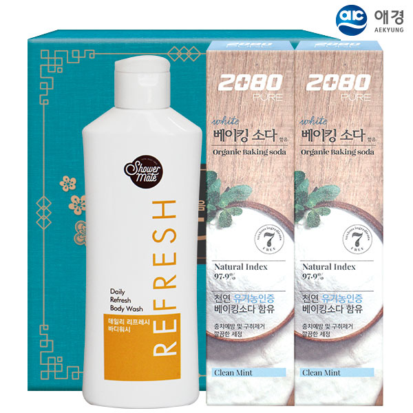 애경 샤워메이트 베이킹소다치약90g2P(3종)