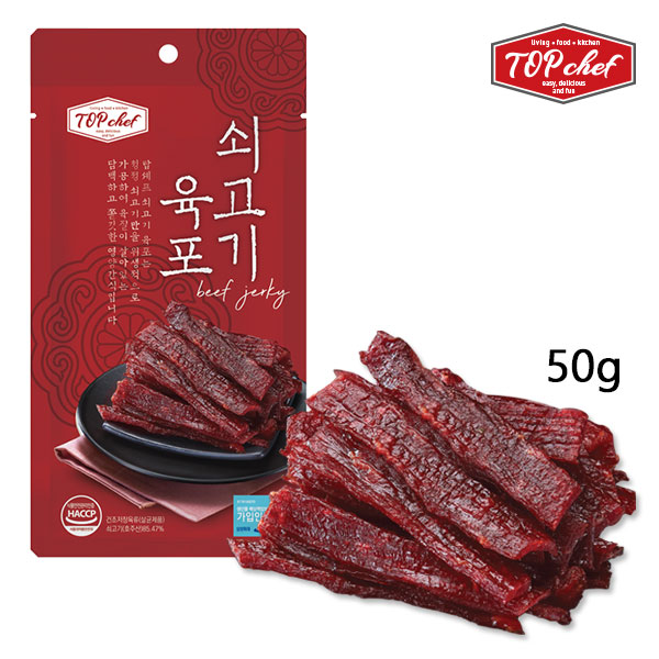 탑셰프 쇠고기육포50g(벌크)