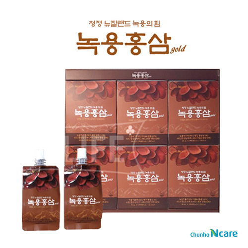 [천호앤케어] 녹용홍삼골드 80ml x 30팩